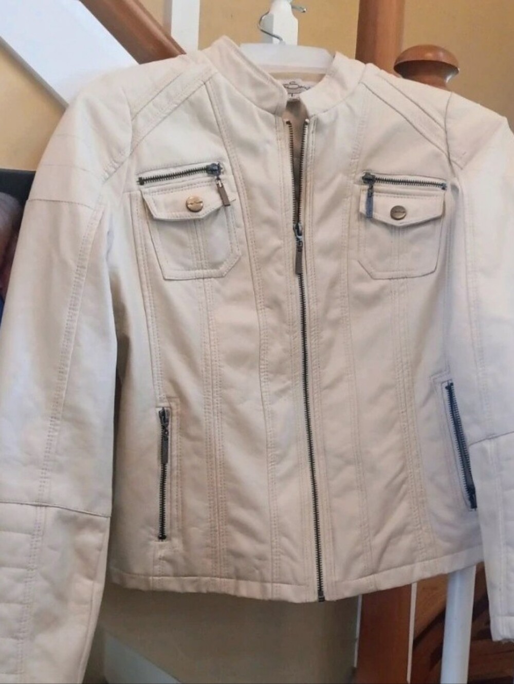 Faux leather Coat